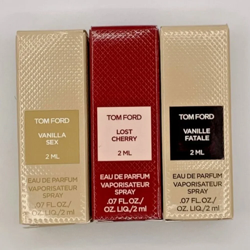 3 Piece Tom Ford Set (Vanille Fatale + Lost Cherry+ Vanilla Sex) Travel 2ml - Picture 2 of 3